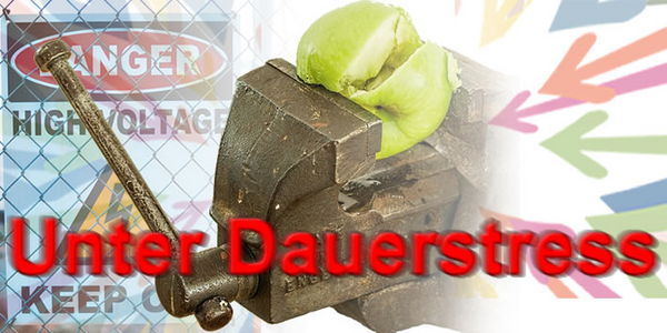 Stress, Dauerstress, Stress-Syndrom, unter Strom stehen - erschöpft, Stresserkrankung - Stress-Workshop - owi - open way institute - www.owi-die-aufsteller.ch